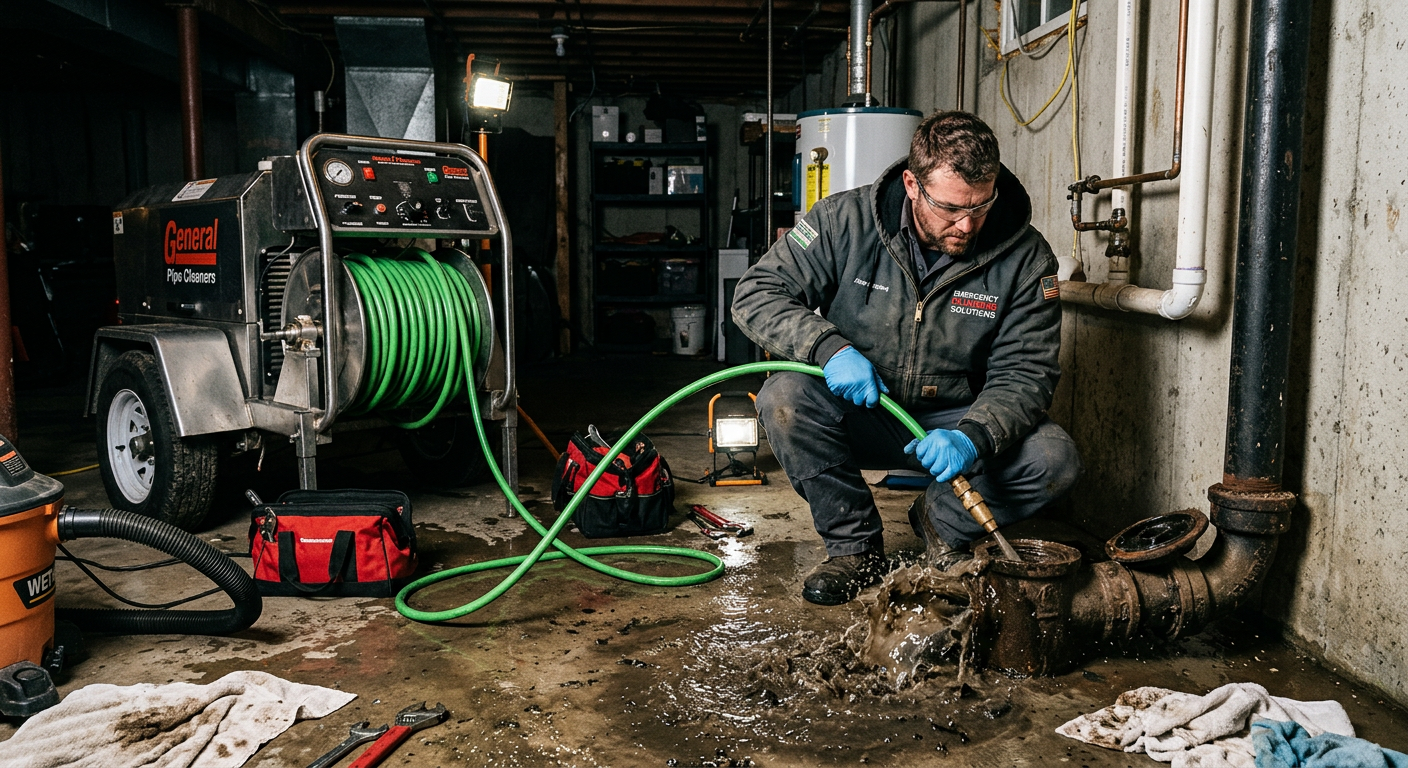 Débouchage urgence canalisation bouchée à Ermont